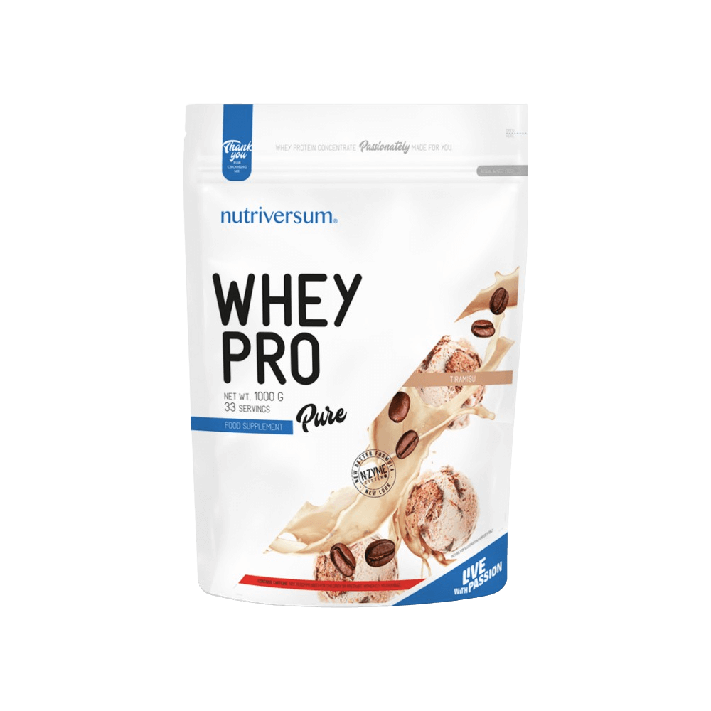 Whey PRO - 1 000 g - PURE - Nutriversum - tiramisu Whey PRO - 1 000 g - PURE - Nutriversum - tiramisu