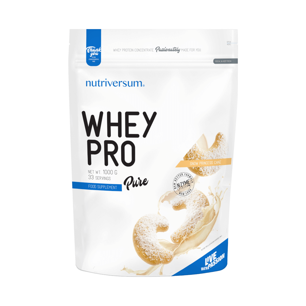 Whey PRO - 1 000 g - PURE - Nutriversum - hókifli Whey PRO - 1 000 g - PURE - Nutriversum - hókifli