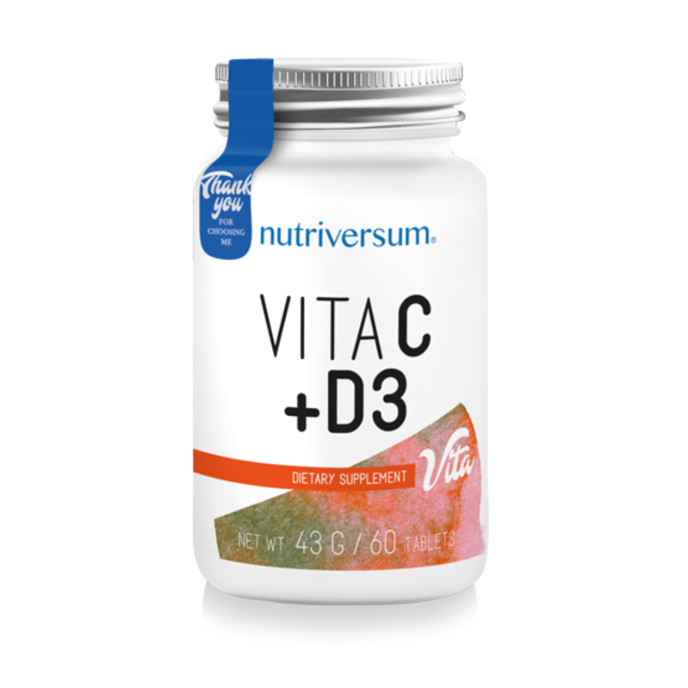 C+D3 - 60 tabletta - VITA - Nutriversum C+D3 - 60 tabletta - VITA - Nutriversum