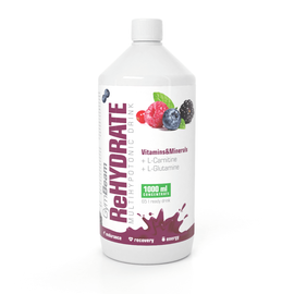 ReHydrate izotóniás ital - 1000 ml - erdei gyümölcs - GymBeam - 