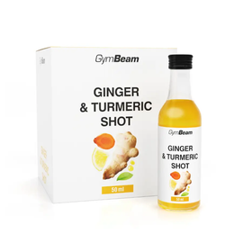 Ginger &amp; Turmeric Shot - 9 x 50 ml - GymBeam - 