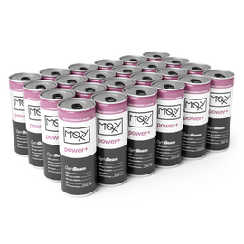 MOXY power+ Energy Drink 24 x 330 ml - erdei gyümölcs - GymBeam - 