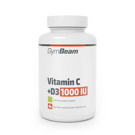 C-vitamin + D3 1000 IU - 90 tabletta - GymBeam - 