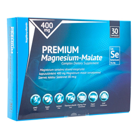 Prémium Magnézium-malát 400 mg szerves kötésű szelénnel 80 mcg - Napfényvitamin - 