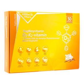 D3-K2-vitamin és szerves nyomelem komplex Prebiotikummal (30db)