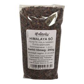 Himalaya só durva fekekte (1-2mm) Kala Namak - 250 g - Paleolit