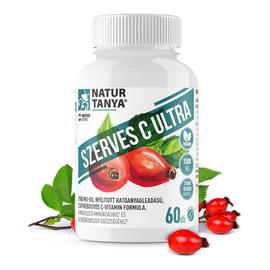 Szerves C Ultra - 1500 mg Retard C-vitamin, csipkebogyó kivonattal - 60 tabletta - Natur Tanya - 