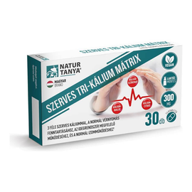 Szerves TRI-KÁLIUM MÁTRIX - 3 féle szerves káliummal - 30 tabletta - Natur Tanya