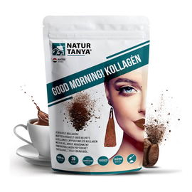 GOOD MORNING! Kollagén cappuccino - hal és marha kollagén peptidek - 320g - Natur Tanya