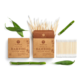 Prémium bambusz fültisztító pálcika (200 db) - Manna - 