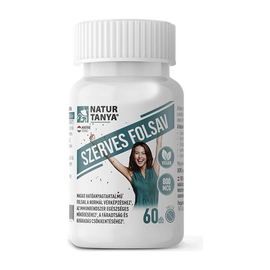 Szerves Folsav tabletta (M-vitamin) - Az öröm vitaminja! Fáradtság és kimerültség - 60 tabletta - Natur Tanya