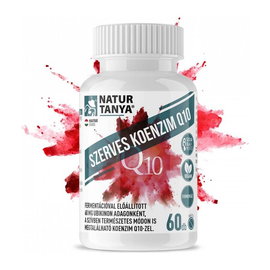 Szerves Koenzim Q10 - fermentált növényi CEQ10 (ubikinon) - 60 tabletta - Natur Tanya - 