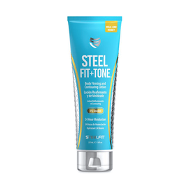 Steel Fit + Tone zsírégető testfeszesítő testápoló - 237 ml - mézes tej - SteelFit - 
