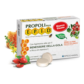 Cukormentes Propolisz cinkkel - 20 szopogatós tabletta - csipkebogyó - Specchiasol
