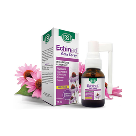 Immunerősítő Alkoholmentes Echinacea torokspray - 20 ml (több mint 500 fújás) - cukormentes menta - ESI - 