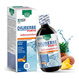 Diurerbe Forte italkoncentrátum, Vízvisszatartás és cellulit ellen - 500ml - ananász - ESI - 