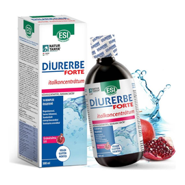 Diurerbe Forte italkoncentrátum, Vízvisszatartás és cellulit ellen - 500ml - gránátalma - ESI - 
