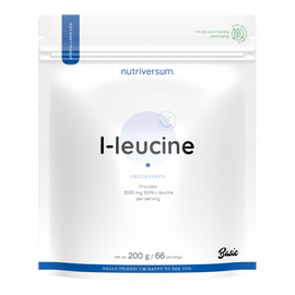 L-Leucine Powder - 200 g - Nutriversum - 