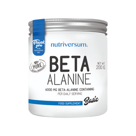 Beta-Alanine - 200 g - BASIC - Nutriversum - ízesítetlen