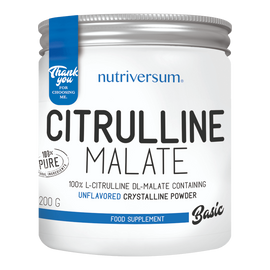 Citrulline Malate - 200 g - BASIC - Nutriversum - ízesítetlen - 