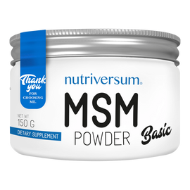 MSM Powder - 150 g - BASIC - Nutriversum - ízesítetlen - 