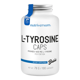 L-Tyrosine Caps - 100 kapszula - BASIC - Nutriversum - 