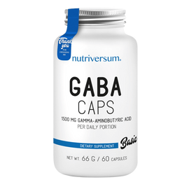 GABA - 60 kapszula - BASIC - Nutriversum - ízesítetlen (kifutó)