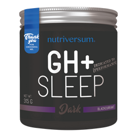 GH+Sleep - 315 g - DARK - Nutriversum (kifutó)