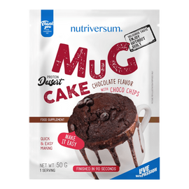 Mug Cake - 50 g - DESSERT - Nutriversum - csoki-csokidarabbal - 