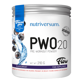 PWO 2.0 - 210g - FLOW - Nutriversum - feketeribizli (kifutó)