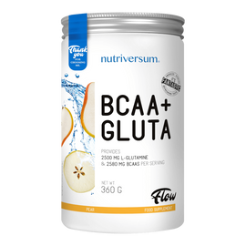 BCAA+GLUTA - 360 g - FLOW - Nutriversum - körte