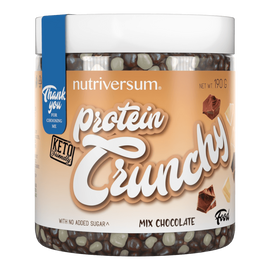 Protein Crunchy - 190 g - FOOD - Nutriversum - tej-fehércsokoládé mix (kifutó)