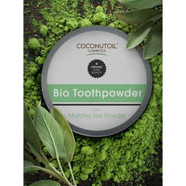 Bio Matcha Teás Fogpor - 40 ml - Coconutoil Cosmetics - 