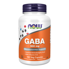Gaba 500 mg - 100 vegán kapszula - NOW Foods - 