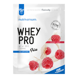 Whey PRO - 30 g - PURE - Nutriversum - málna-joghurt (kifutó)