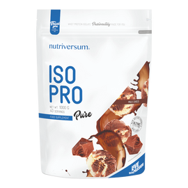 ISO PRO - 1 000 g - PURE - Nutriversum - tejcsokoládé - prémium, fonterra fehérjealap
