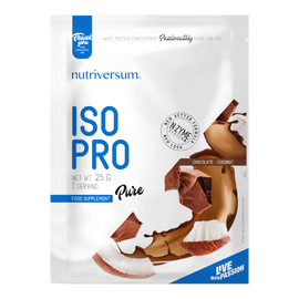 ISO PRO - 25 g - PURE - Nutriversum - csokoládé-kókusz (kifutó)