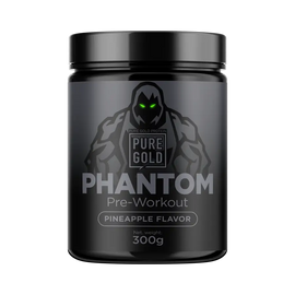 Phantom edzés előtti ízesített italpor - 300g - Pineapple - PureGold
