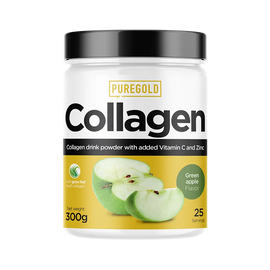 Collagen Marha kollagén italpor - Green Apple 300g - PureGold