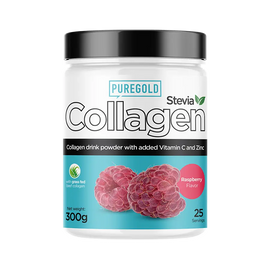 Collagen Marha kollagén italpor - Stevia Raspberry 300g - PureGold