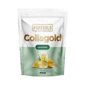 CollaGold Marha és Hal kollagén italpor hialuronsavval - Lemonade - 450g - PureGold
