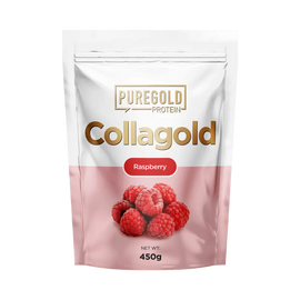 CollaGold Marha és Hal kollagén italpor hialuronsavval - Raspberry - 450g - PureGold - 
