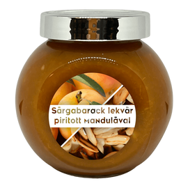 Sárgabarack lekvár pirított mandulával - 190 ml - Tündérnektár