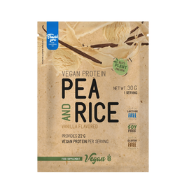 Pea &amp; Rice Vegan Protein - 30g - VEGAN - Nutriversum - vanília