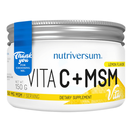 C+MSM - 150 g - VITA - Nutriversum - citrom (kifutó)