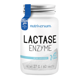 Lactase Enzyme - 60 tabletta - VITA - Nutriversum - 5000 FCCU laktáz