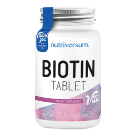 Biotin - 60 tabletta - VITA - Nutriversum