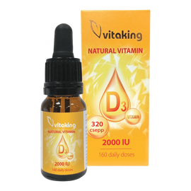 D3-Vitamin 2000NE cseppek 10ml - Vitaking - 
