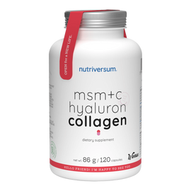 MSM+C Hyaluron Collagen - 120 kapszula - Nutriversum - 