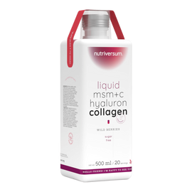 MSM+C Hyaluron Collagen Liquid - 500 ml - erdei gyümölcs - Nutriversum - 